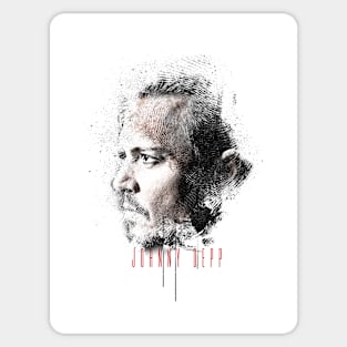 Johnny Depp Sticker